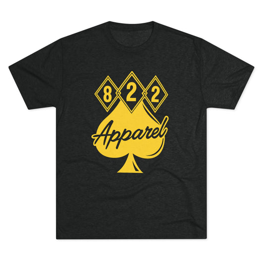 822 Apparel Spade Logo T‑Shirt — Vintage Casino Poker Graphic Tee
