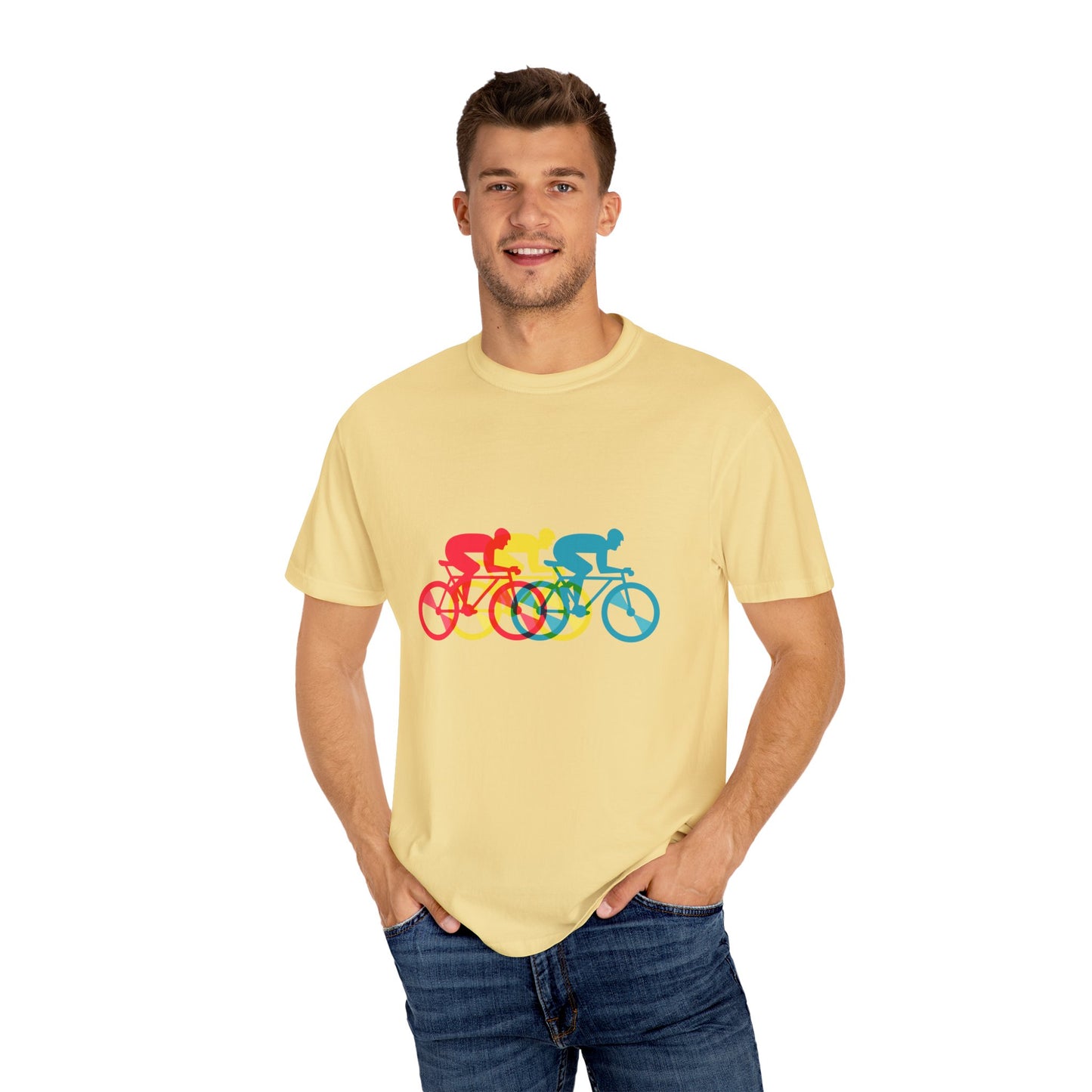 Colorful Cycling Unisex T-Shirt - Perfect for Bike Enthusiasts