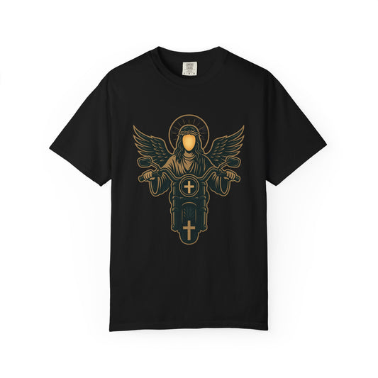 Angel Wings Graphic T-Shirt, Edgy Tee, Gothic Apparel, Unisex Fashion, Spiritual Gift, Festival Wear