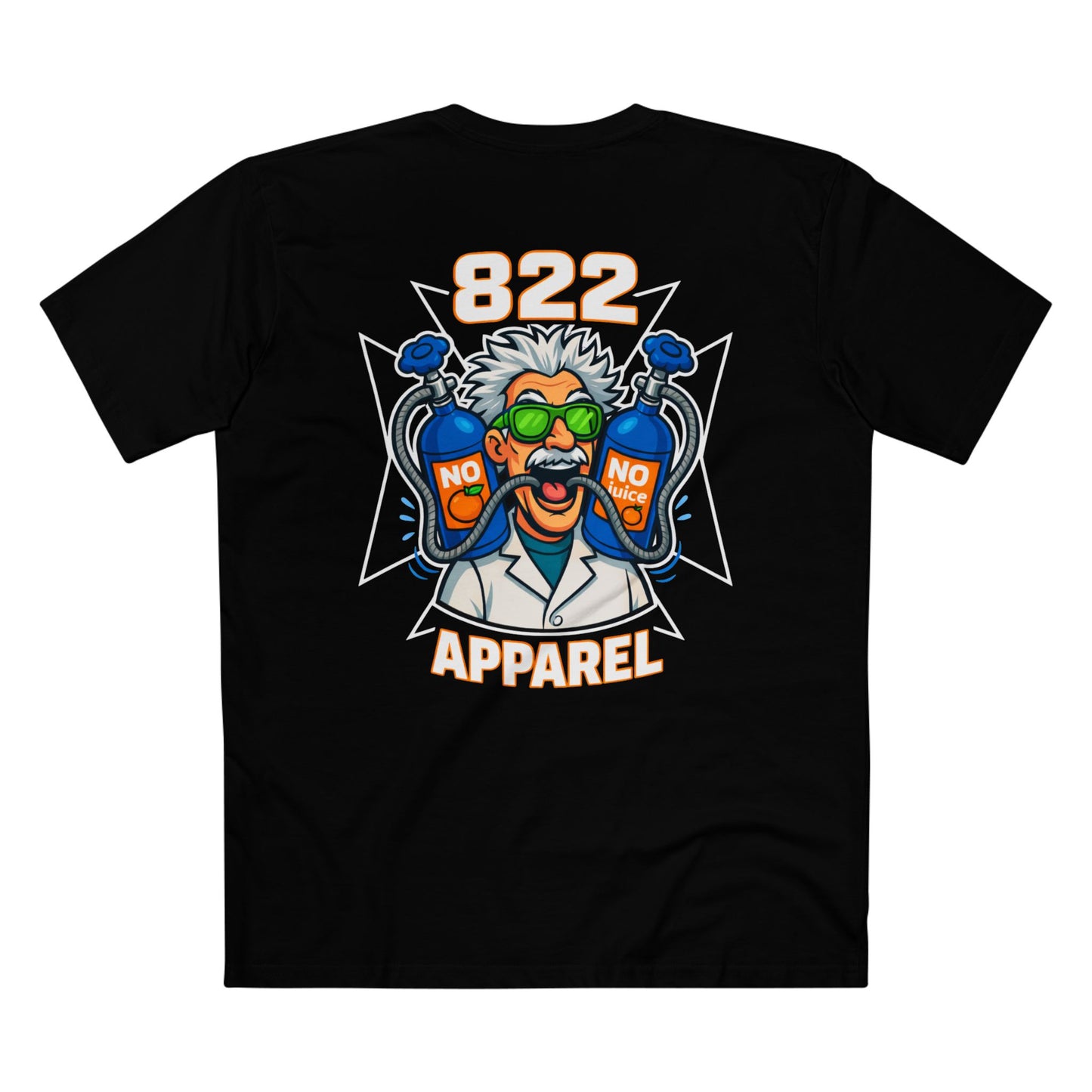 822 Apparel Scientist Graphic Tee — "No Rules" Streetwear T‑Shirt