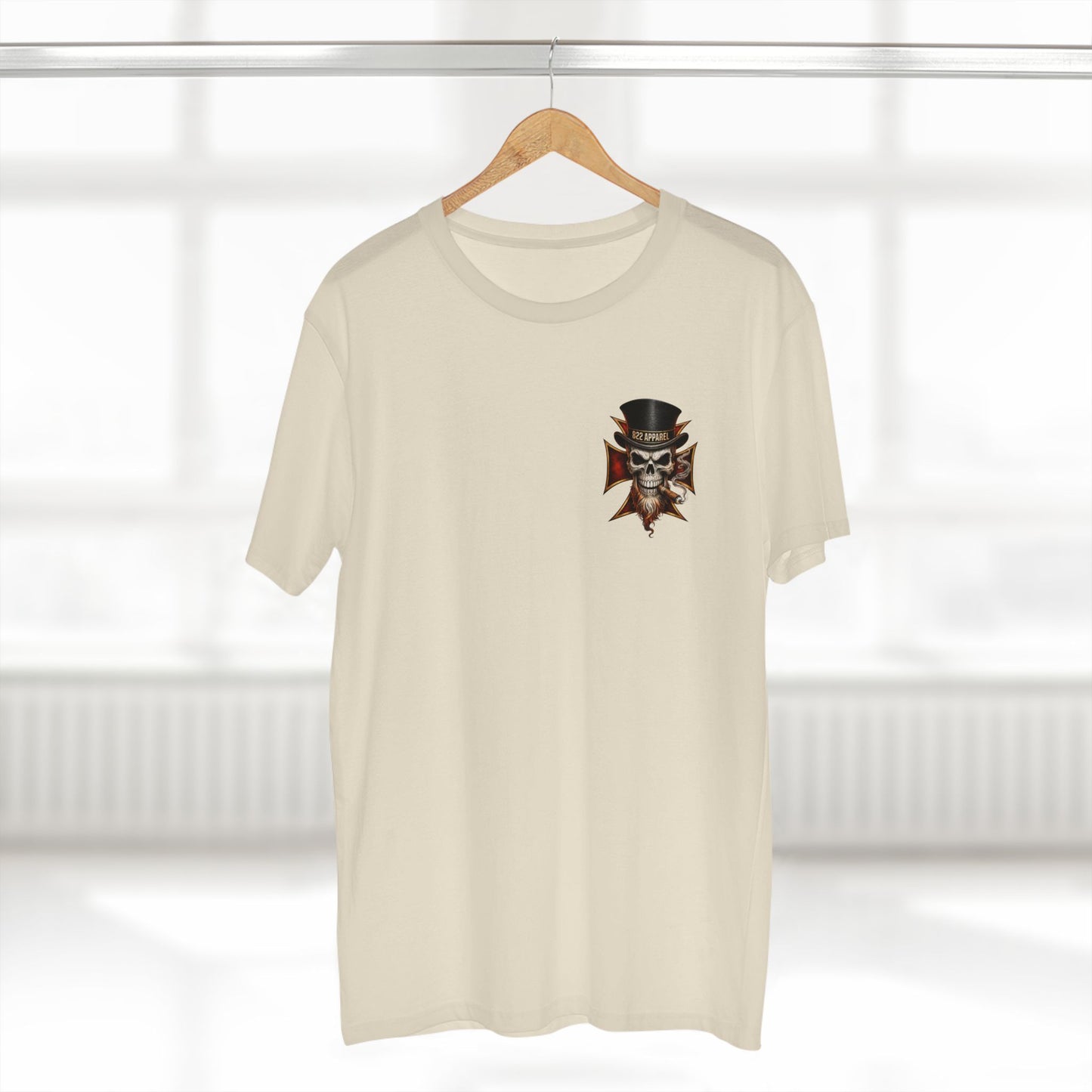Skull Top Hat Tee — 822 Apparel Graphic T‑Shirt