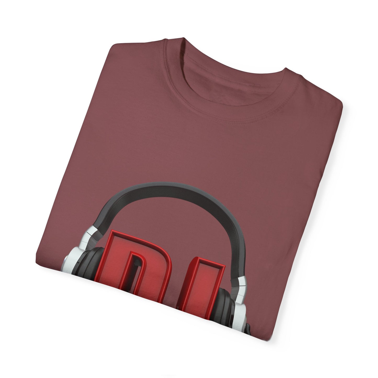 DJ Headset Graphic Unisex Garment-Dyed T-Shirt