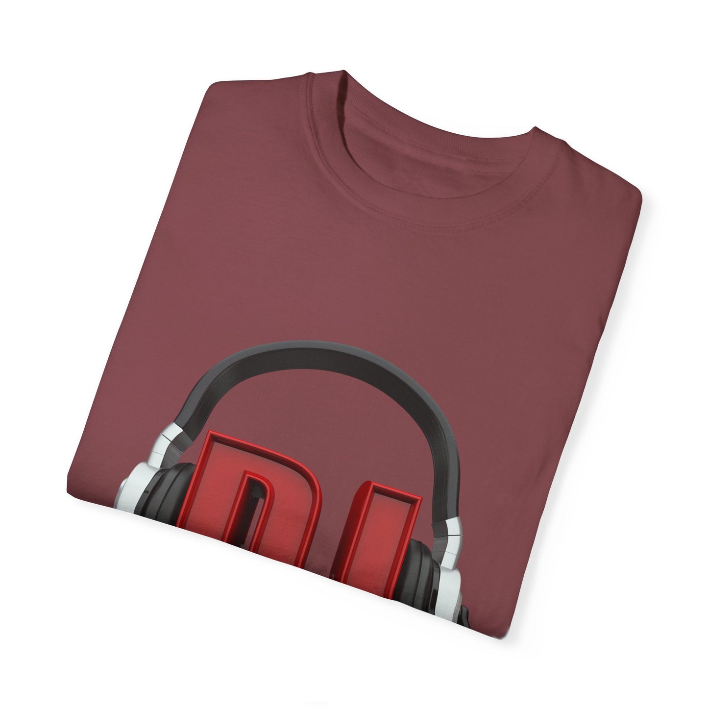 DJ Headset Graphic Unisex Garment-Dyed T-Shirt
