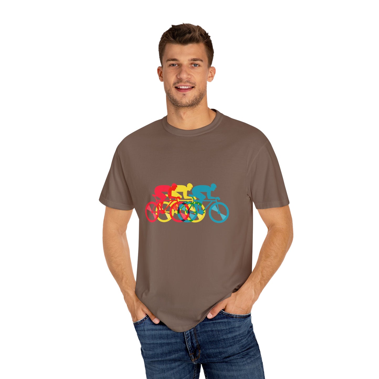 Colorful Cycling Unisex T-Shirt - Perfect for Bike Enthusiasts