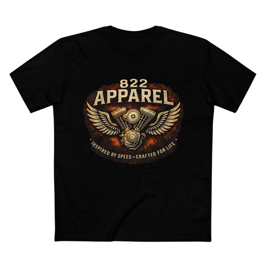 822 Apparel Vintage Motorcycle T-Shirt – Inspired by Speed, Crafted for Life