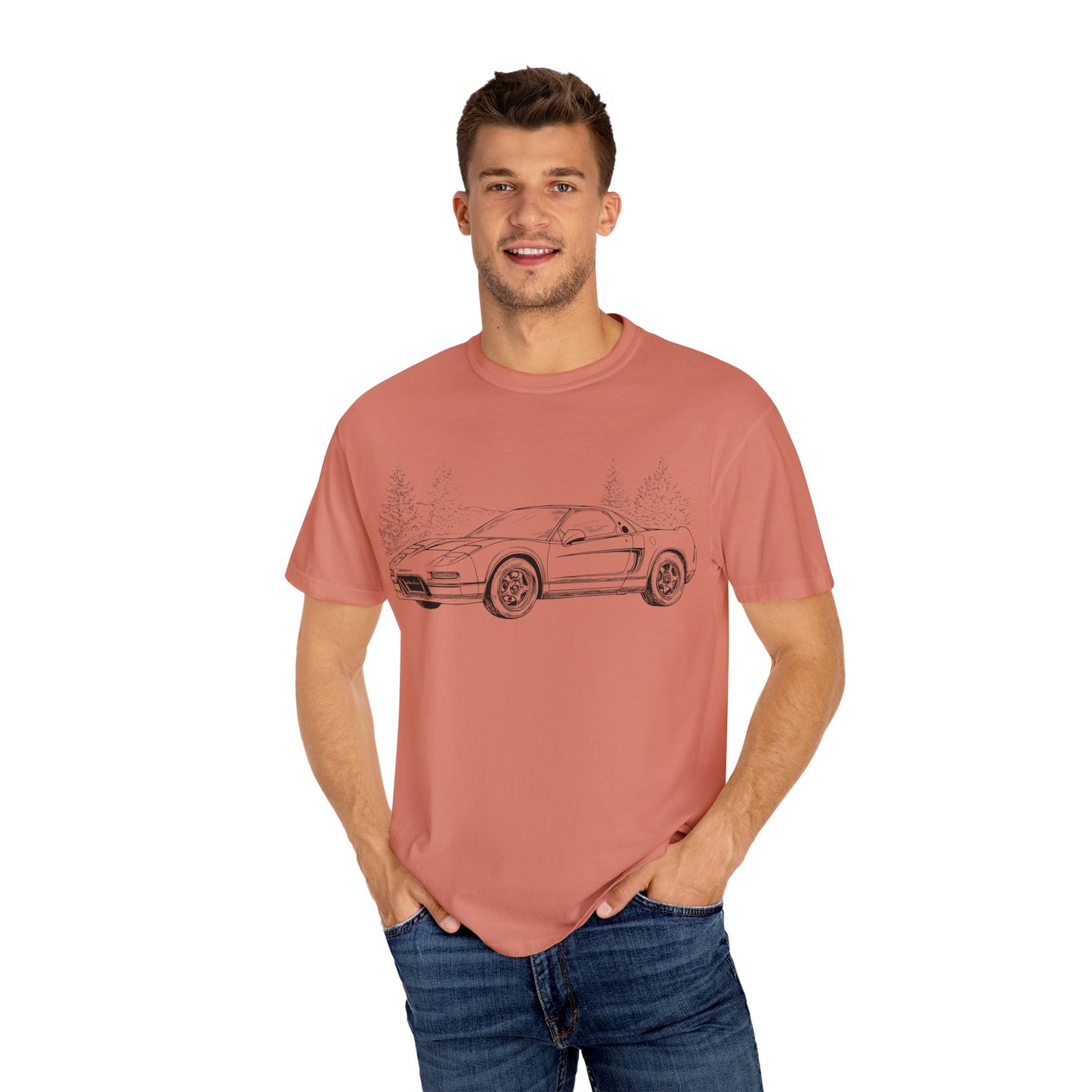 Vintage Car Illustration Unisex T-Shirt