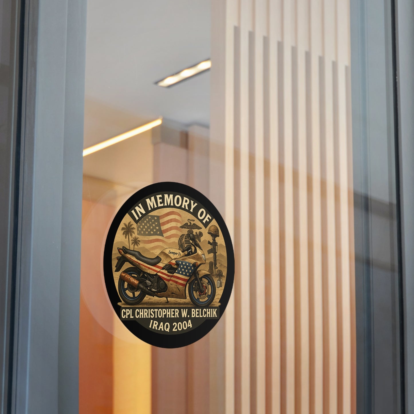 Memorial Motorcycle Vinyl Stickers, Patriotic Remembrance Decals, Veteran Tribute Stickers, Custom biker stickers, Gift for motorcycle [...]