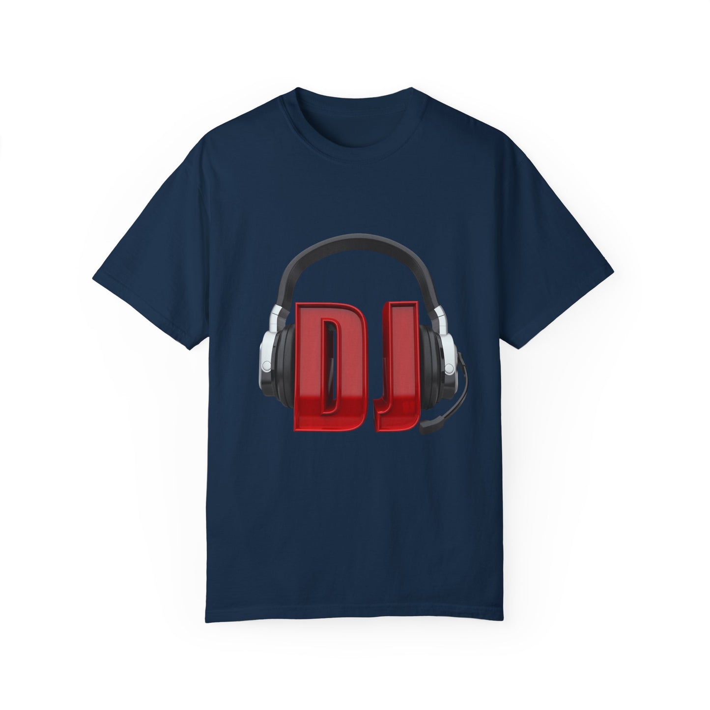 DJ Headset Graphic Unisex Garment-Dyed T-Shirt