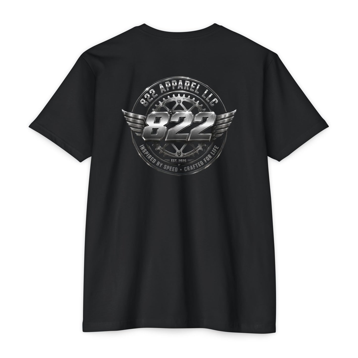822 Apparel Metallic Logo T-Shirt