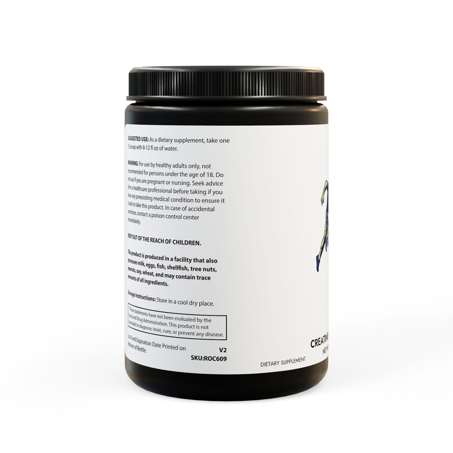 Creatine Monohydrate Supplement (300g, 10.58oz)