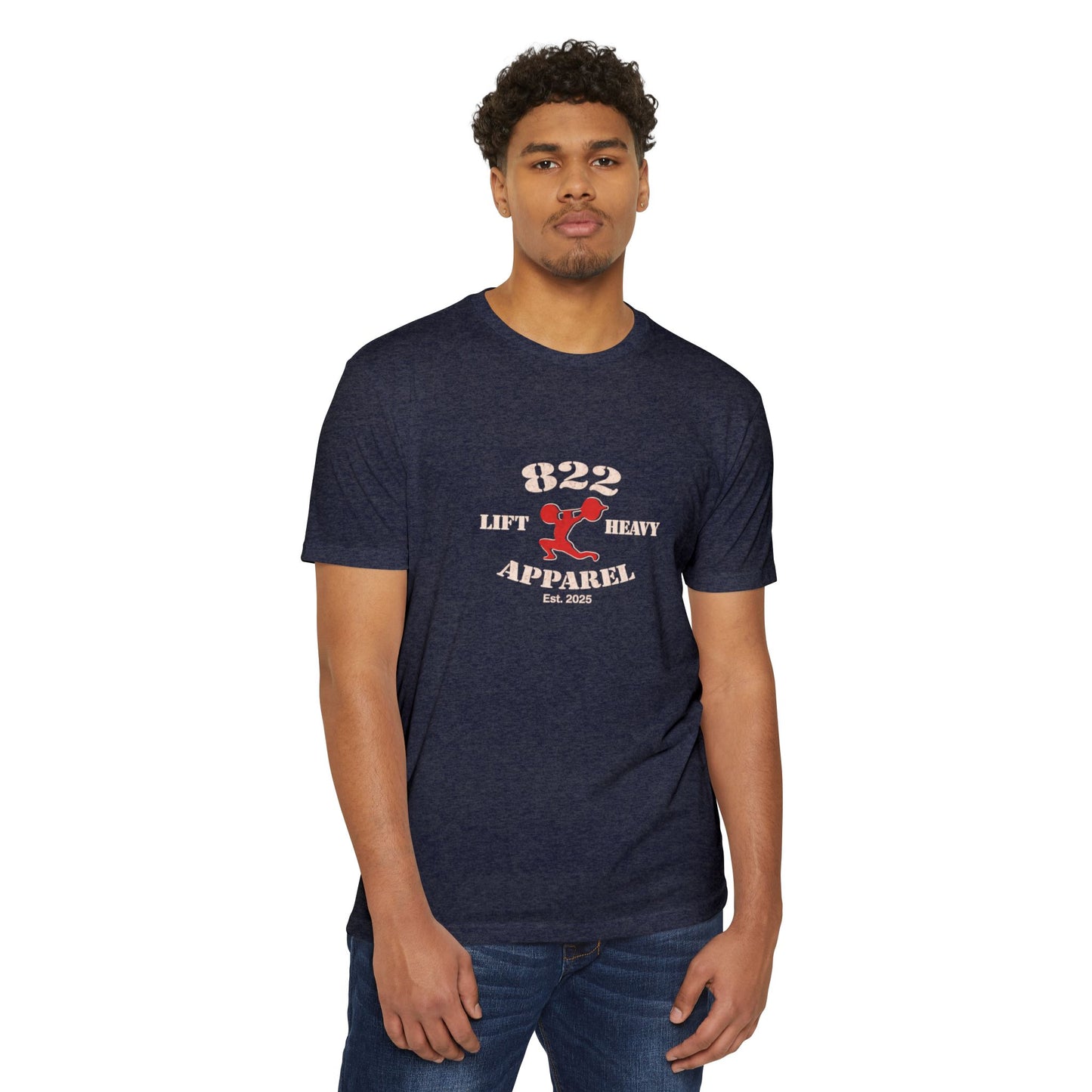 822 Lift Heavy Apparel T-Shirt — Weightlifting Gym Tee