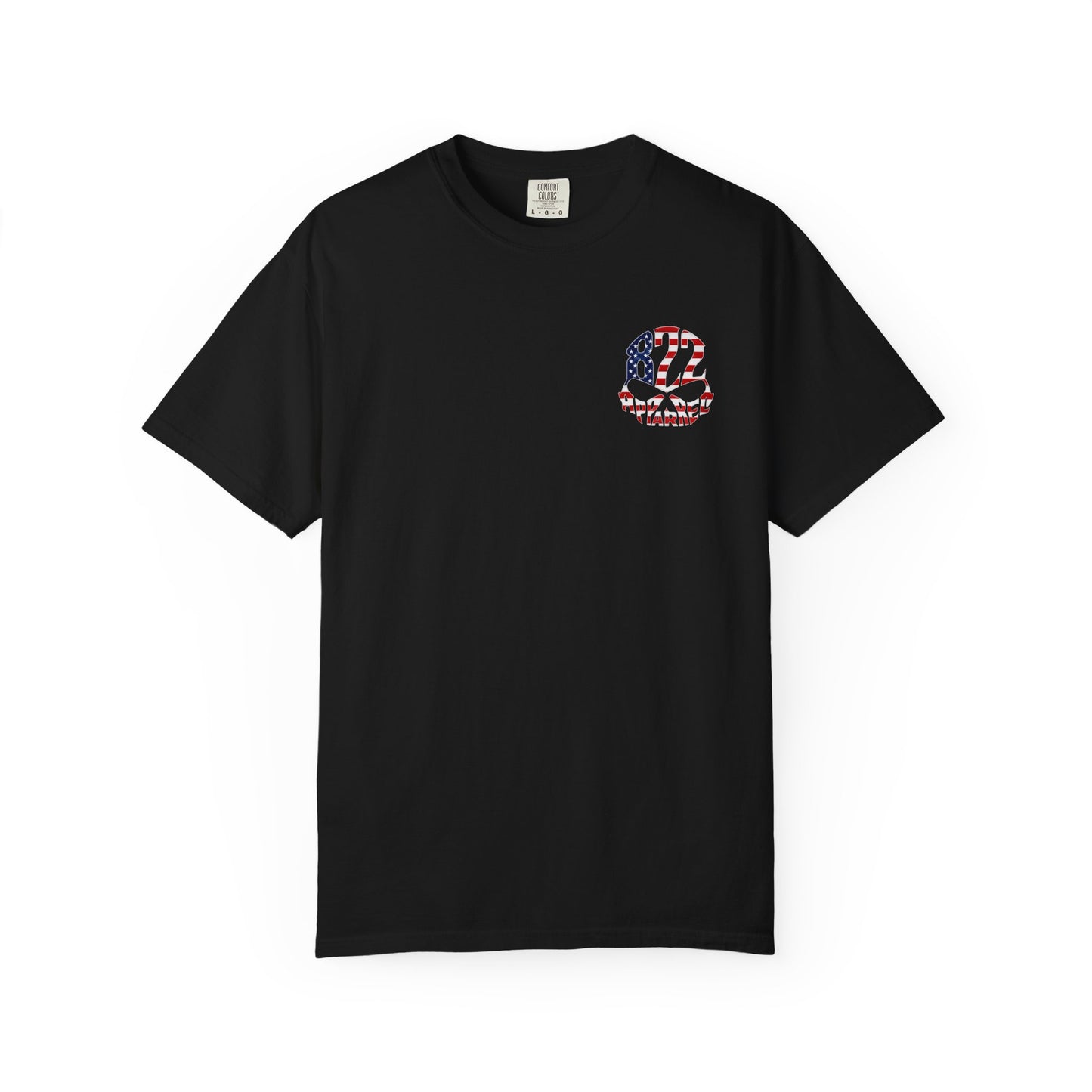 Patriotic 822 Apparel T-Shirt — American Flag Graphic Tee