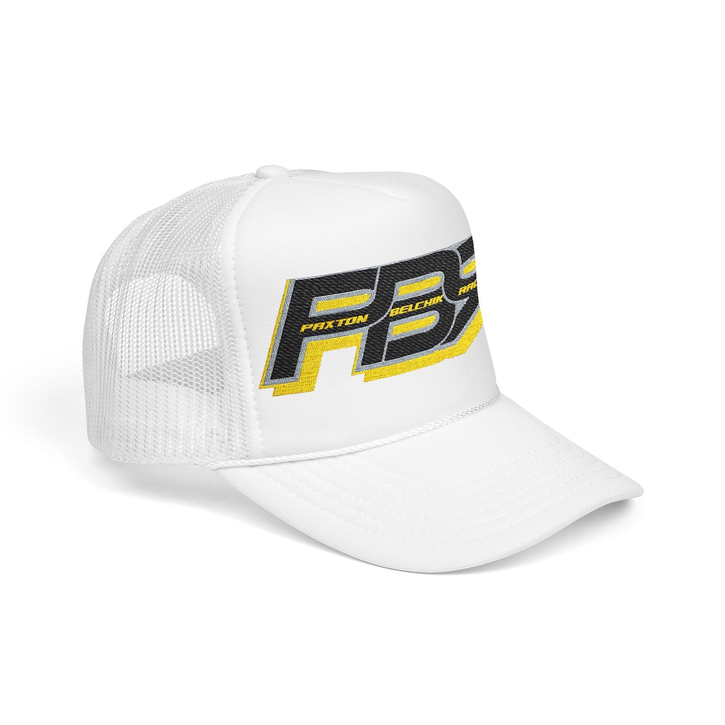 Racing Foam Trucker Hat with Embroidered PB7 Logo