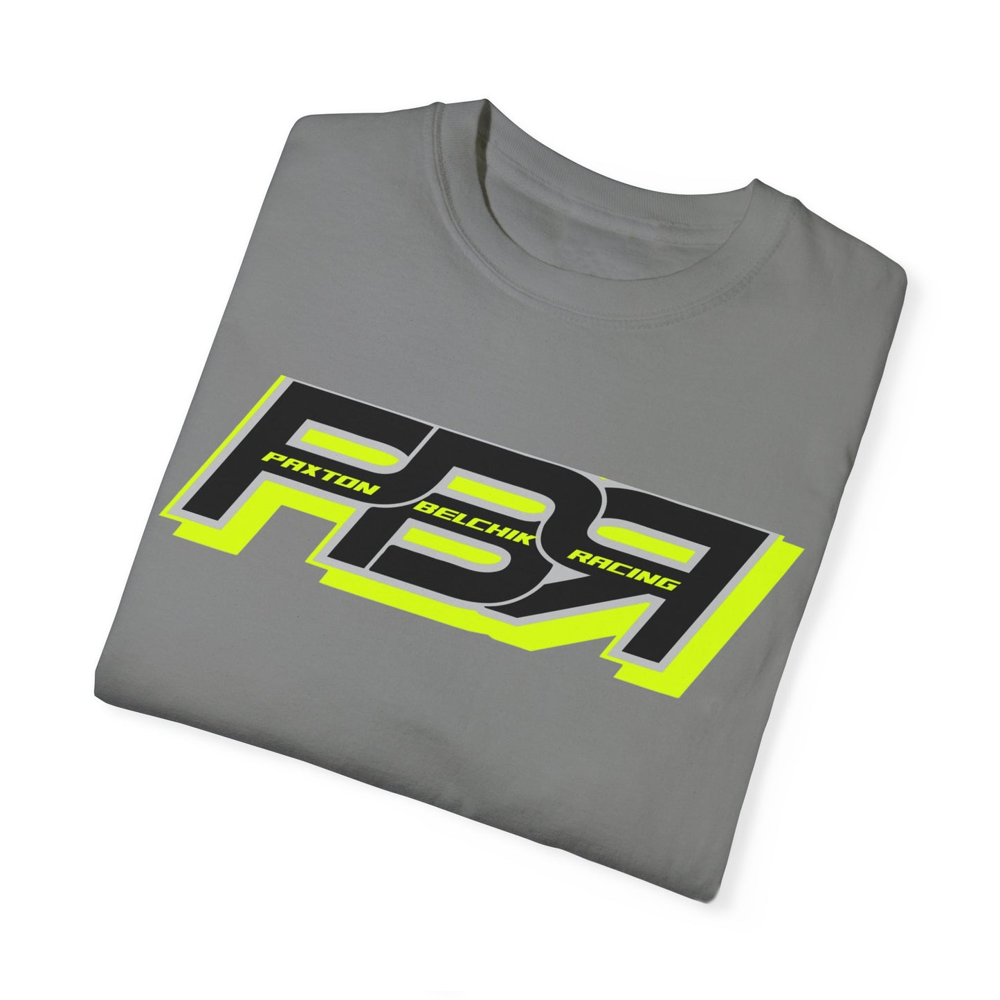 PBR Unisex Garment-Dyed Racing T-Shirt with Bold Graphics