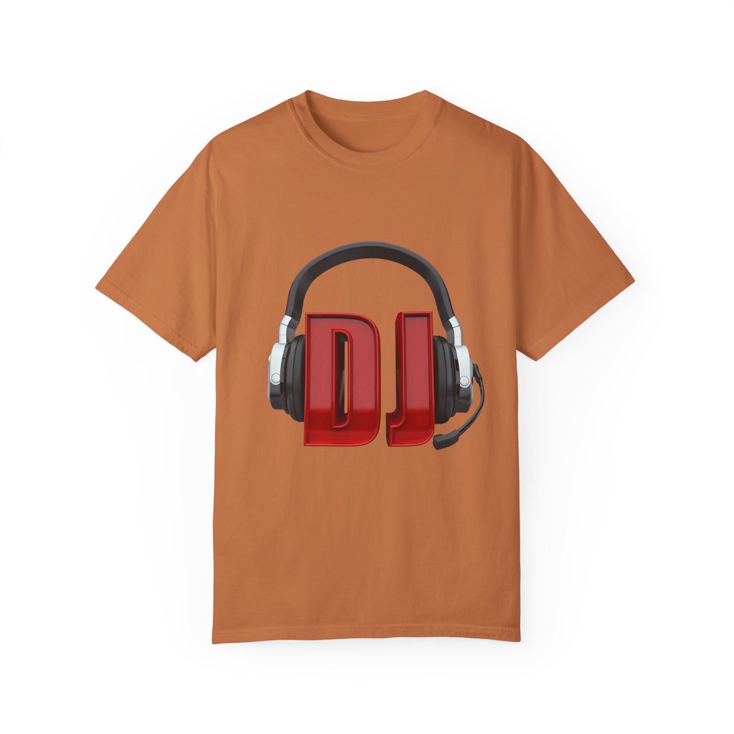 DJ Headset Graphic Unisex Garment-Dyed T-Shirt