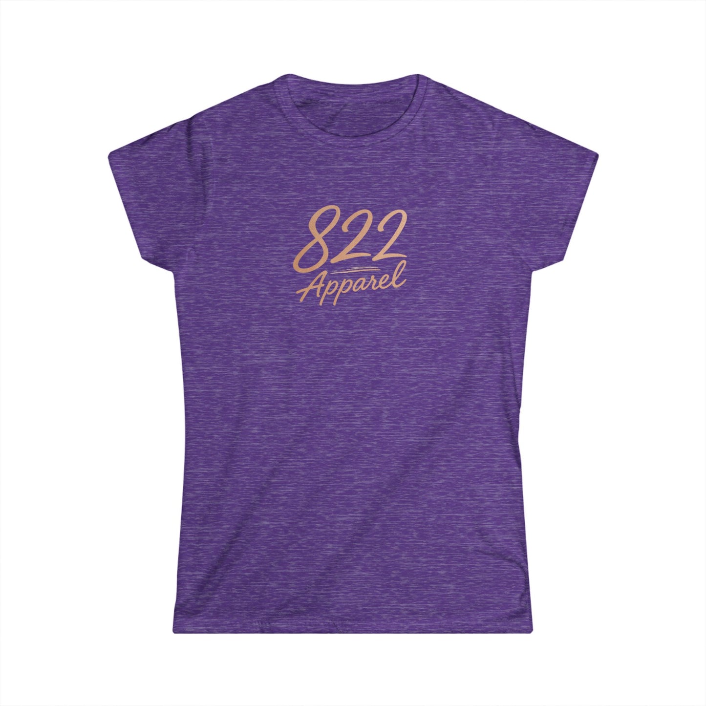 822 Apparel Women's Softstyle Tee - Minimal Logo Graphic T-Shirt