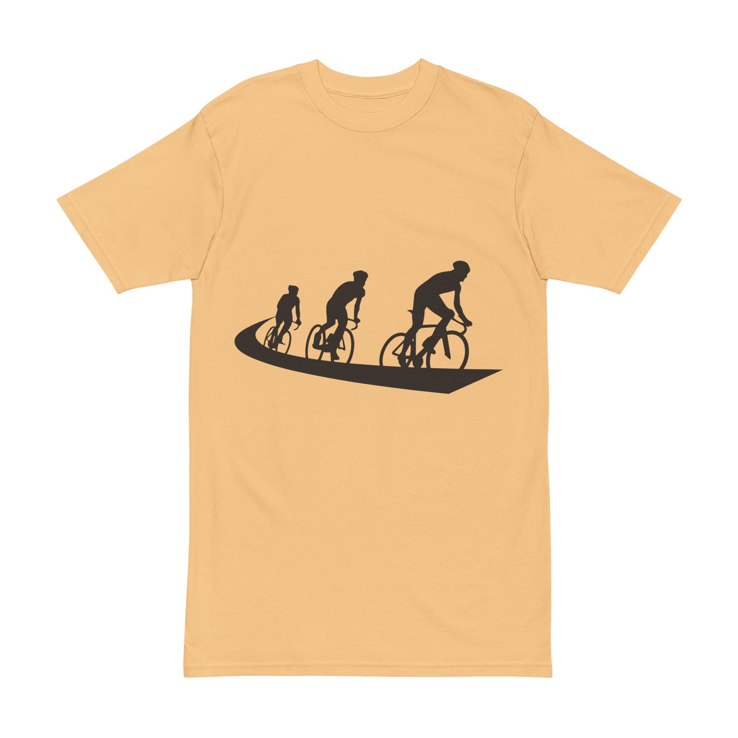 Cycling Adventure Men's Heavyweight Tee - Perfect for Bike Lovers and Outdoor Enthusiasts