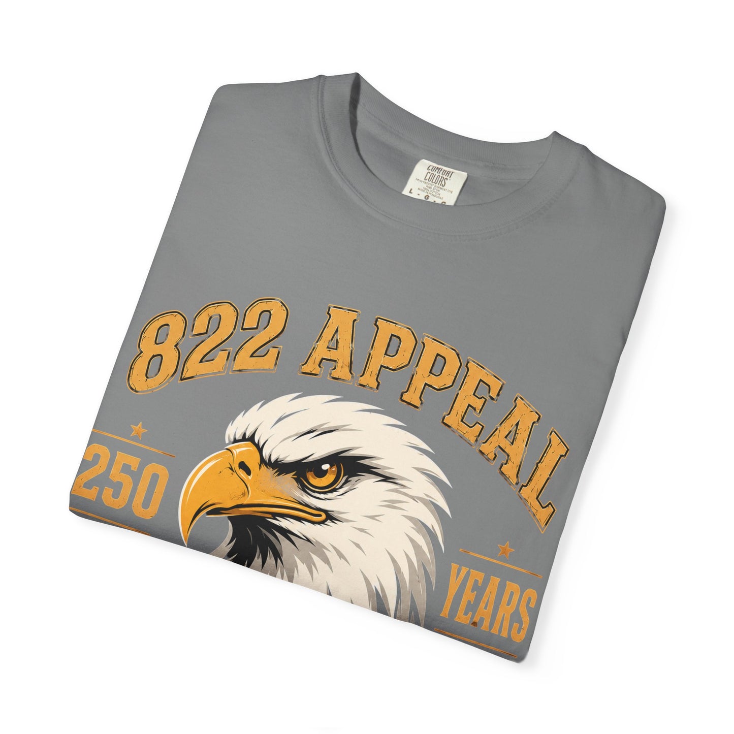 America Eagle Graphic T-Shirt — 822 Appeal 250 Years Patriotic Tee
