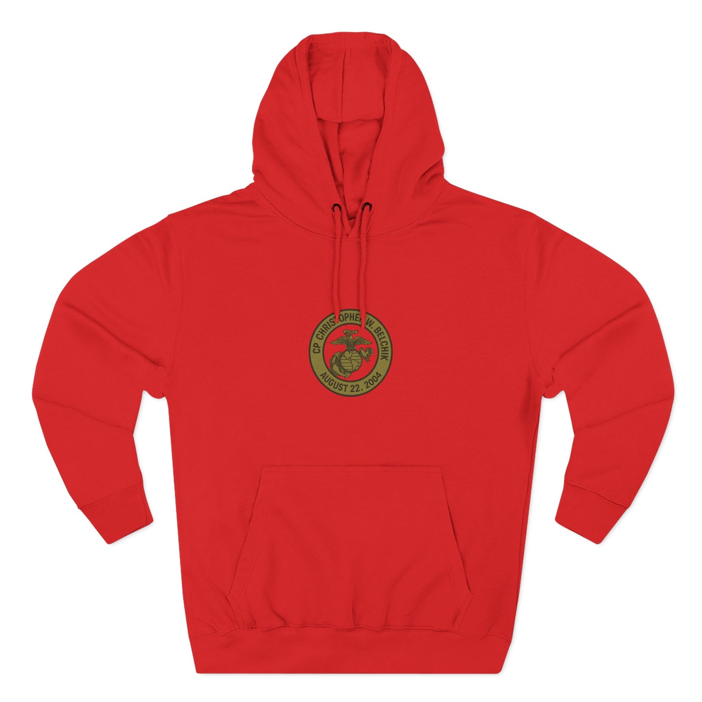 Memorial Fleece Hoodie, Personalized Hoodie, Veteran Tribute, Remembrance Gift, Comfy Casual Wear, Year-Round Apparel