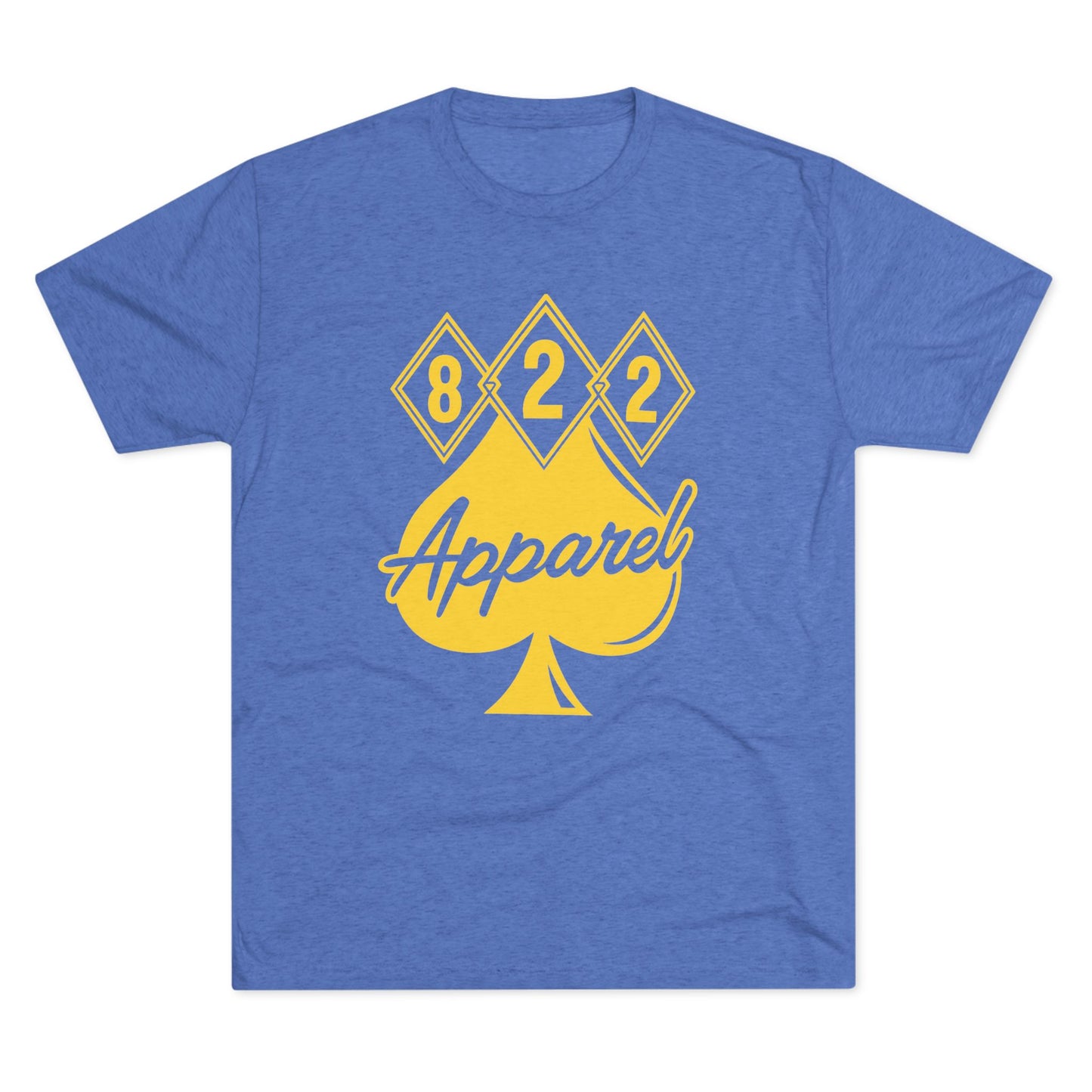 822 Apparel Spade Logo T‑Shirt — Vintage Casino Poker Graphic Tee