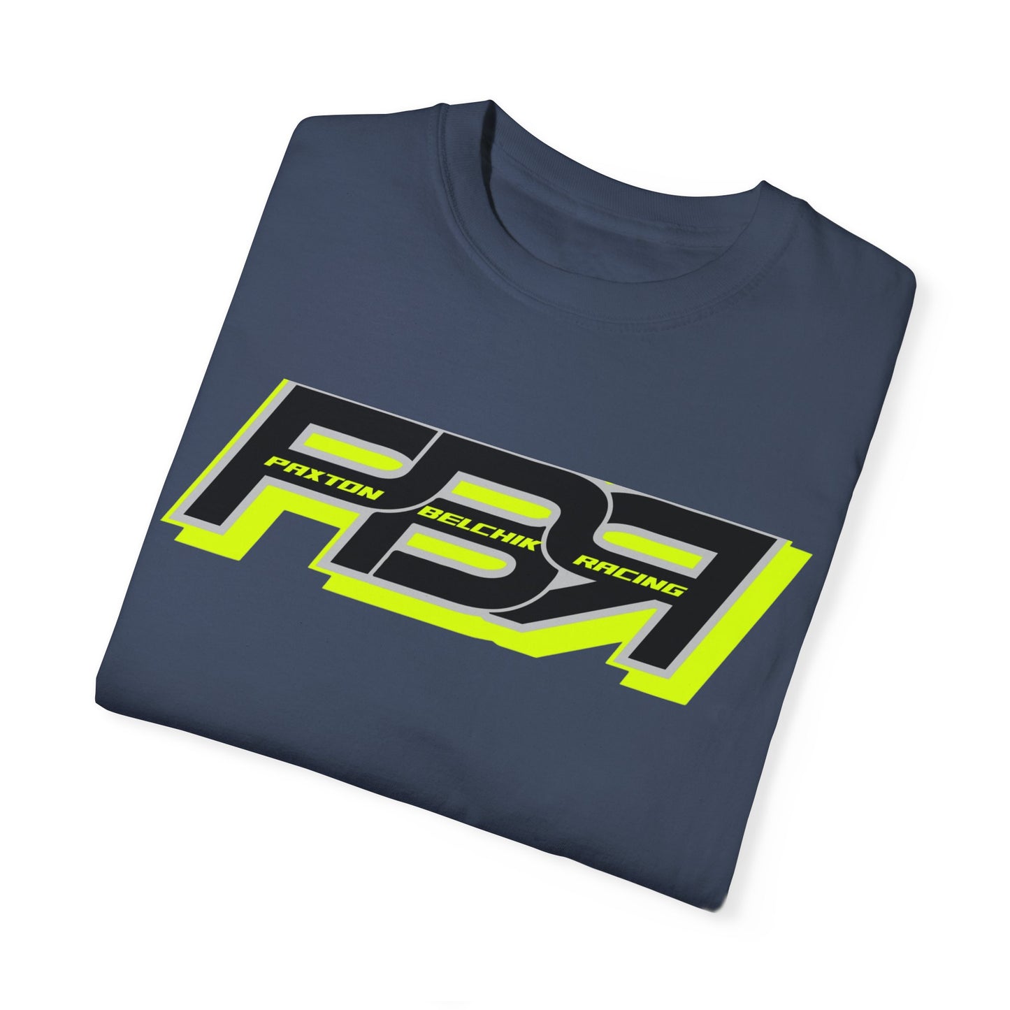 PBR Unisex Garment-Dyed Racing T-Shirt with Bold Graphics